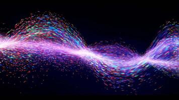 Mesmerizing Energy Waves Pulsating with Vibrant Colors video