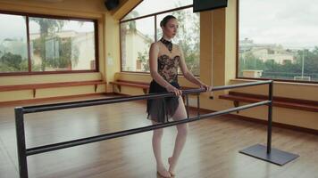 Classical Dancer Warming Up For Reharsal video