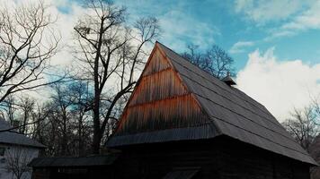 Triangular Shape Of An Old Romanian Building video