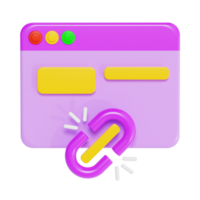 Website Error Page with Broken Chain png