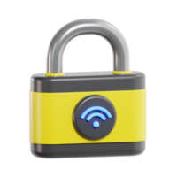 Digital Lock with WiFi for Secure Network Connection png