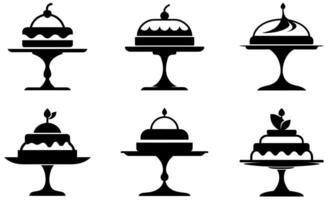 Elegant Cake Stand design vector