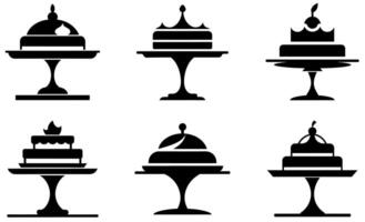 Elegant Cake Stand vector