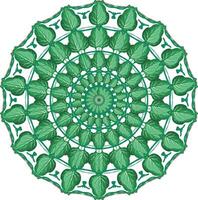 Dive into vibrant kaleidoscope patterns and mandala designs, bringing trippy visuals to life in a modern flat illustration vector