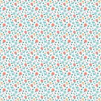 Vintage flower seamless pattern illustration. Retro psychedelic floral background art design. Groovy colorful spring vector