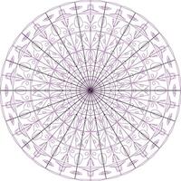 Circular mandala pattern in line art suitable for ethnic decorative ornaments vector