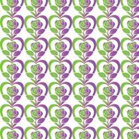 Light colored pattern of paper cut flowers in hard striking light vector