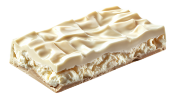 White Chocolate Bar with Creamy Filling on Isolated Background for Dessert Lovers png