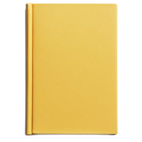 Bright Yellow Blank Notebook with Smooth Cover for Creative Writing and Note-Taking Projects png