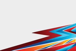 Abstract geometric memphis style modern banner design vector