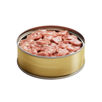 a can of meat in a tin isolated on transparent background png
