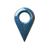 blue marble map pointer isolated on transparent background png