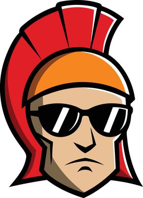 Spartan with Sunglasses