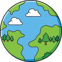 Earth, showcasing the planet's diverse landscapes of continents, oceans, and atmosphere vector