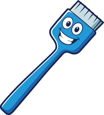 Happy Paintbrush design