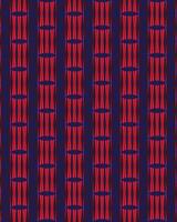 Jersey pattern design with bamboo illustration pattern with red and blue color combination. vector
