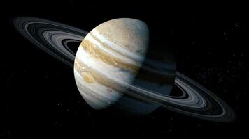 Animation depicting Jupiter and its ring system. video