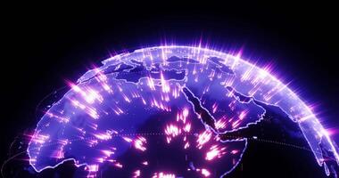 cíber segurança e ai protegendo digital redes dentro a era do global conectividade video