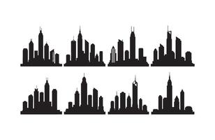 Downtown Skyline Towering Structures vector