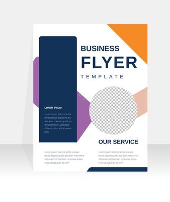 Creative Business Flyer with photo