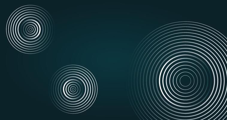 Abstract Background with Circles and Lines Illustration