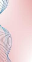 abstract background with smooth lines in pastel colors, illustration vector