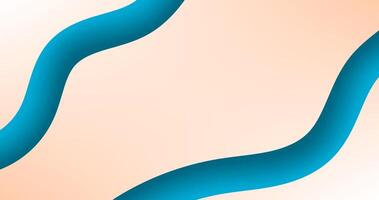 Abstract background with blue wavy lines illustration for your design vector