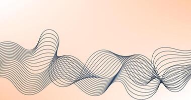 Abstract background with wavy lines. illustration design vector