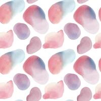 Seamless pattern with watercolor stains. Abstract background. Hand drawn colorful watercolor shapes, blobs, circles. vector