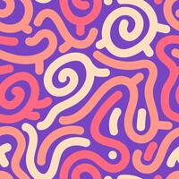 A colorful pattern with swirls and swirls vector