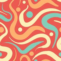 A colorful abstract pattern with waves and swirls vector