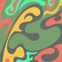 A colorful abstract design with swirls and swirls vector