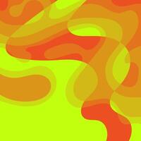 An abstract image of a yellow and orange swirl vector