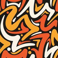 A colorful abstract pattern with many different shapes vector