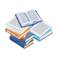 Educational resource showcase open textbooks stack library digital learning environment academic perspective png