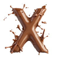 Chocolate x Melted Treat Splats and Drips Dynamically Across Screen, Sweet Goodness png