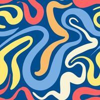 A colorful pattern with wavy lines vector