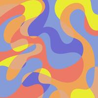 A colorful abstract background with wavy lines vector