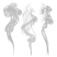 Photo new three different types of smoke on a transparent background png