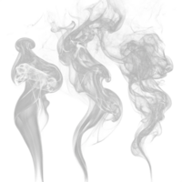 New Elements three different types of smoke on a transparent background png