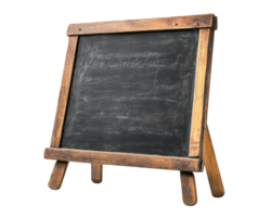 rustic chalkboard with wooden frame, perfect for displaying messages or quotes. Ideal for home decor or educational settings, adding touch of charm and creativity png