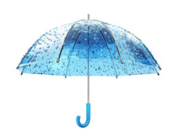 An umbrella with rain drops on it png