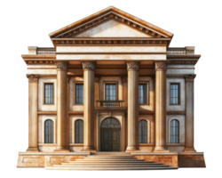 An old building with columns and a door png