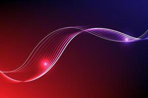 Abstract background blue and red line pattern luxury premium vector