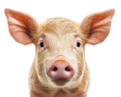 A pig is looking at the camera png