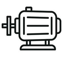 Car alternator icon set on white background. Stock set on white background. vector