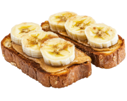Banana bread with peanut butter png