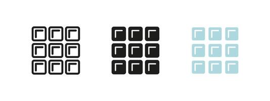 Keypad icon. Digital access panel illustration. Security authentication symbol. Electronic password entry system sign. Safe lock control pictogram. Modern technology interface concept. vector