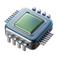 vibrant contemporary A close-up of a microchip, intricate details and circuitry visible, crisp and sharp focus, metallic and reflective surfaces, photorealistic style exclusive png