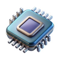 extraordinary traditional A close-up of a microchip, intricate details and circuitry visible, crisp and sharp focus, metallic and reflective surfaces, photorealistic style authentic png